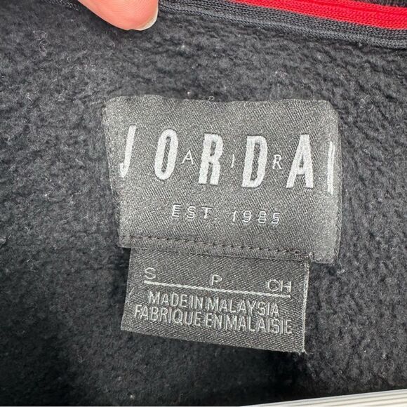 AIR JORDAN Brooklyn Fleece Crew Sweatshirt Black Small - Picture 4 of 8